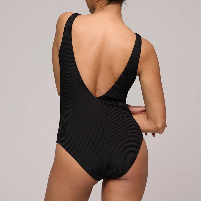 Marie Jo Swimwear - Emly Wireless Plunge Swimsuit Black