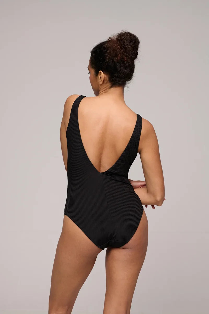 Marie Jo Swimwear - Emly Wireless Plunge Swimsuit Black