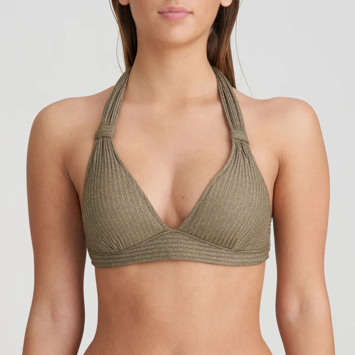 Marie Jo Swimwear - Tinjis Padded Triangle Bikini Top Golden Olive