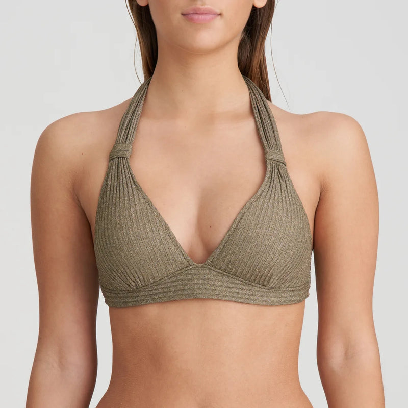 Marie Jo Swimwear - Tinjis Padded Triangle Bikini Top Golden Olive