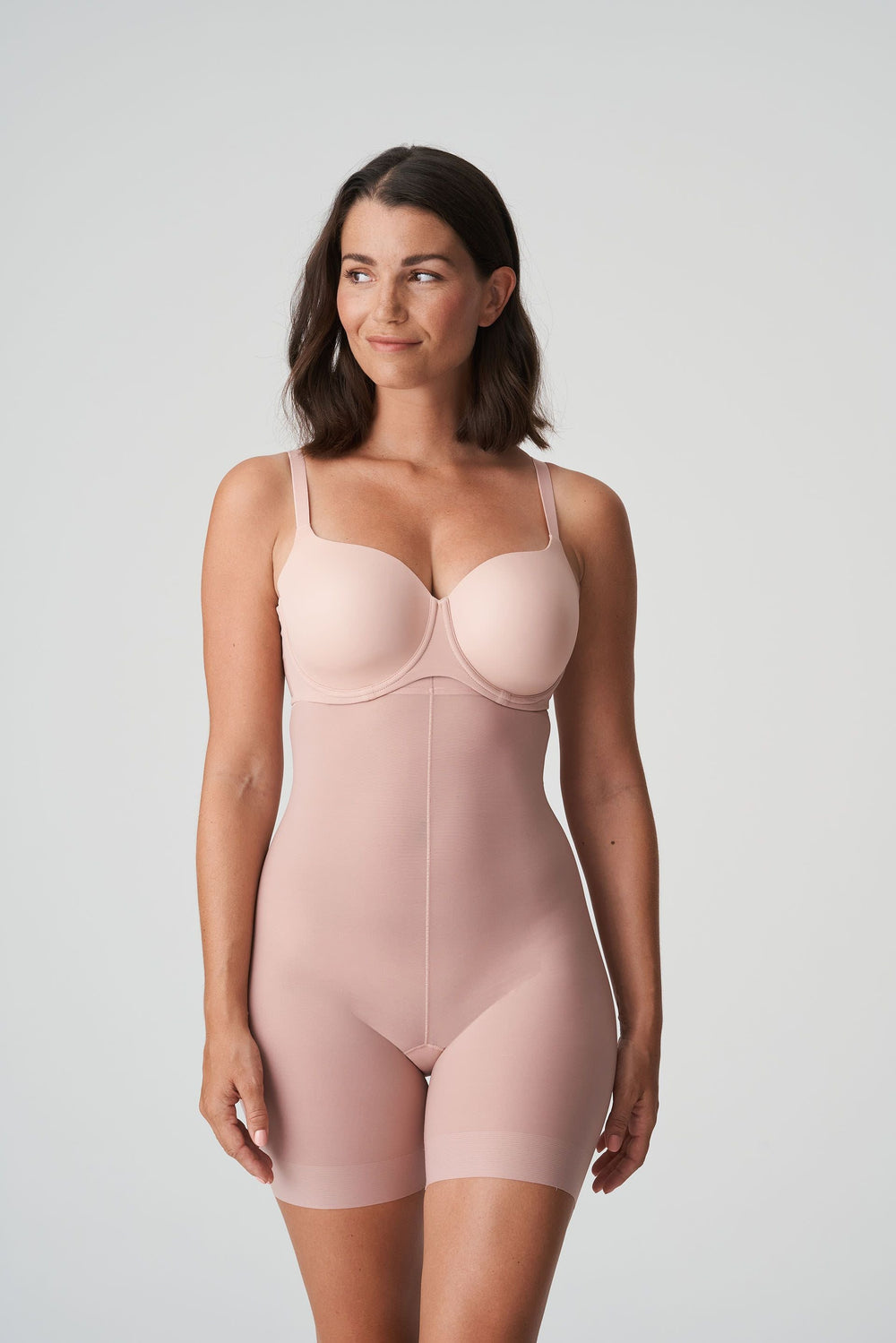 PrimaDonna Figuras Shapewear High Briefs W Legs Powder Rose
