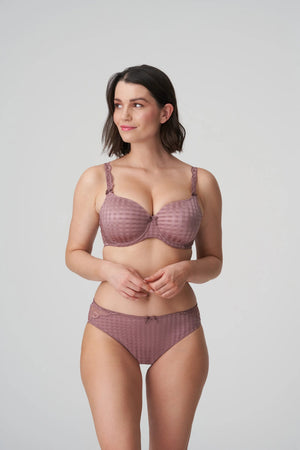 PrimaDonna Madison Padded Bra Heartshape Satin Taupe