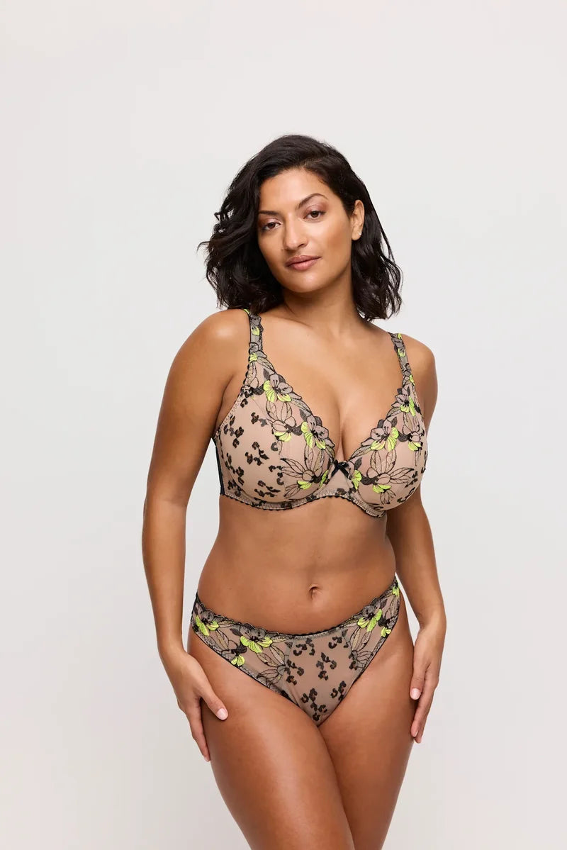 Primadonna - Manali Half Padded Plunge Bra Wild Bloom