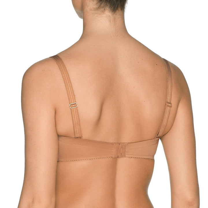 PrimaDonna Satin Strapless Non Padded Cognac