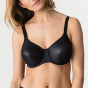 PrimaDonna Satin Seamless Non Padded Bra Black
