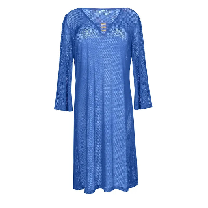 PrimaDonna Swimwear - Aswan Kaftan Delphinium Cheer Blue