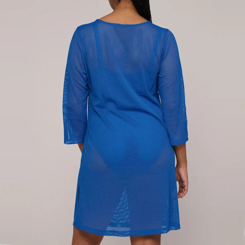 PrimaDonna Swimwear - Aswan Kaftan Delphinium Cheer Blue