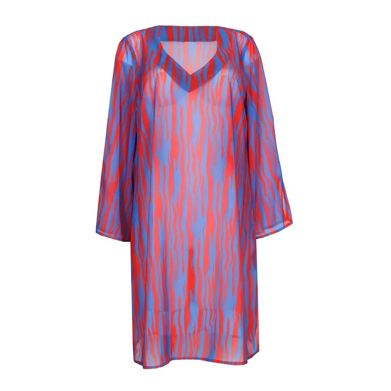 PrimaDonna Swimwear - Skudai Kaftan Wild Stripes