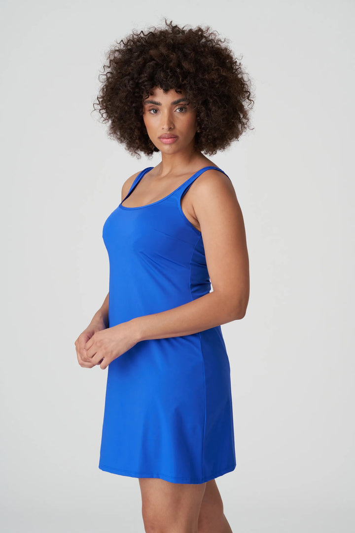 PrimaDonna Swimwear - Karpen Swimwear Dress Short Electric Blue Beach Dress PrimaDonna Swimwear 