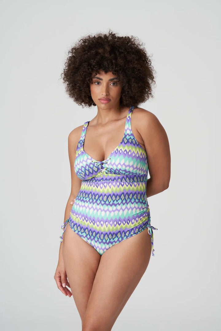 PrimaDonna Swimwear Holiday Padded Triangle Swimsuit - Mezcalita Blue Triangle Swimsuit PrimaDonna Swimwear 