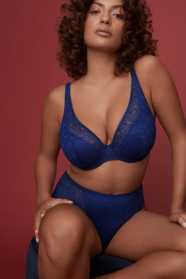 PrimaDonna Twist - Epirus Half Padded Plunge Bra Royal