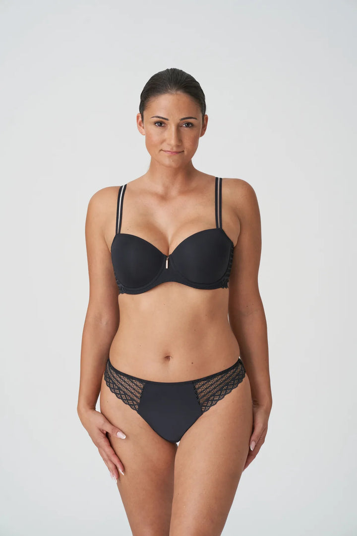 Primadonna Twist - East End Padded Balcony Bra Charcoal