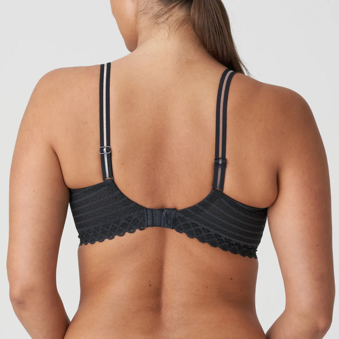 Primadonna Twist - East End Padded Balcony Bra Charcoal