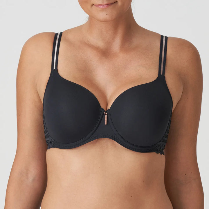 Primadonna Twist - East End Padded Bra Heartshape Charcoal