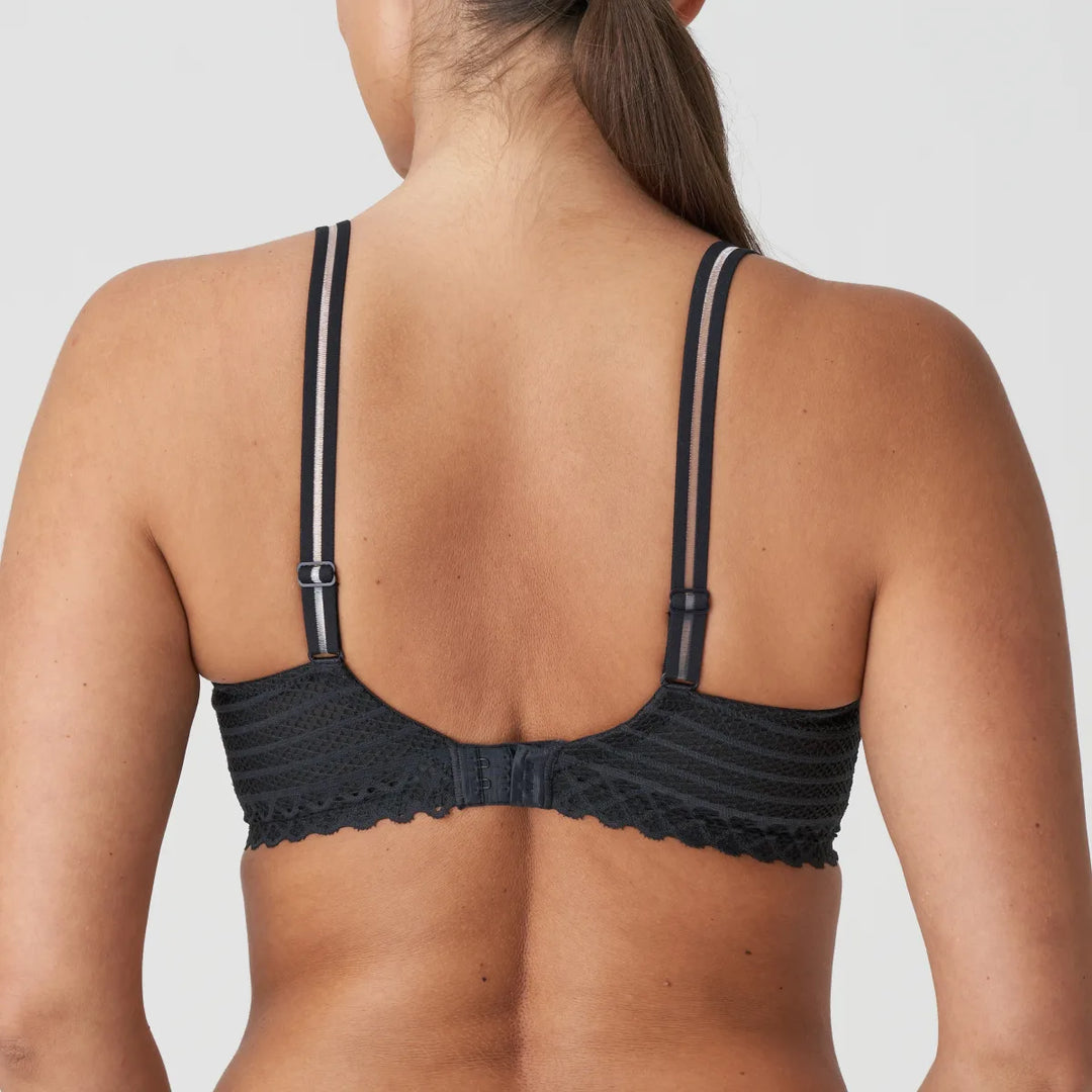 Primadonna Twist - East End Padded Bra Heartshape Charcoal