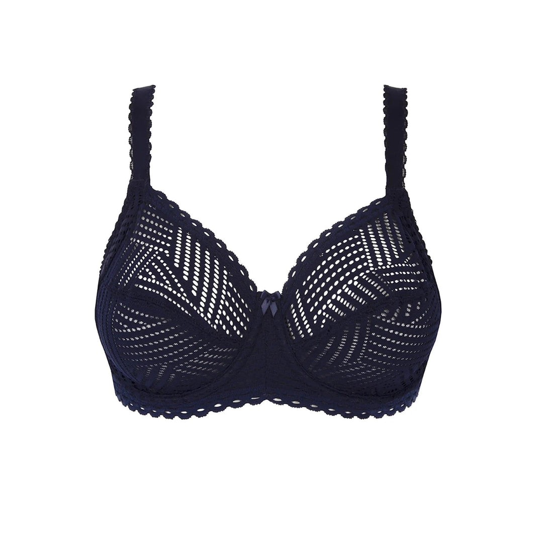 Antigel By Lise Charmel Tressage Graphic 3 Parts Full Cup - Tressage Marine Full Cup Bra Antigel by Lise Charmel 