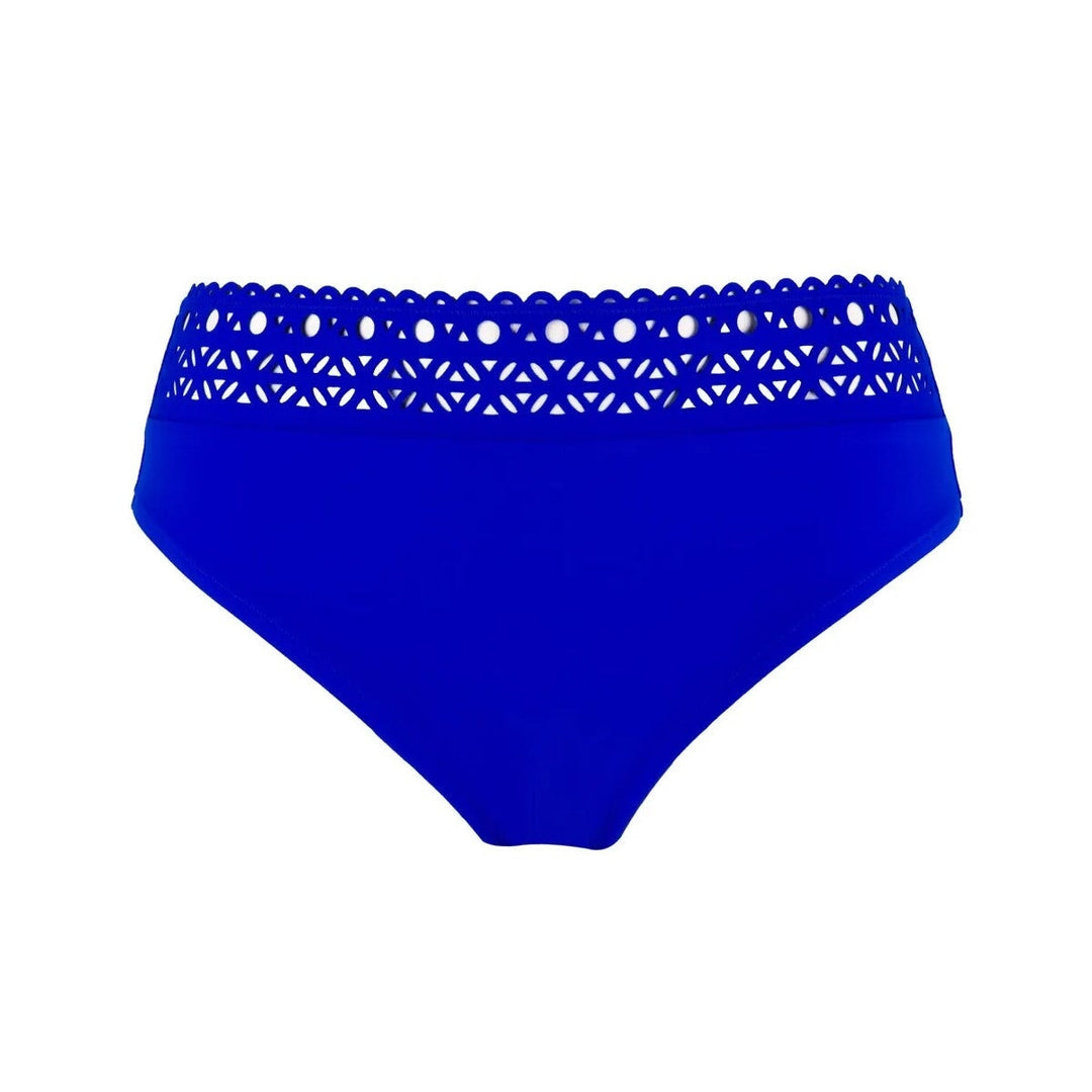 Lise Charmel - Ajourage Couture High Waist Bikini Bottom Etrave Bleu Bikini Brief Lise Charmel Swimwear 