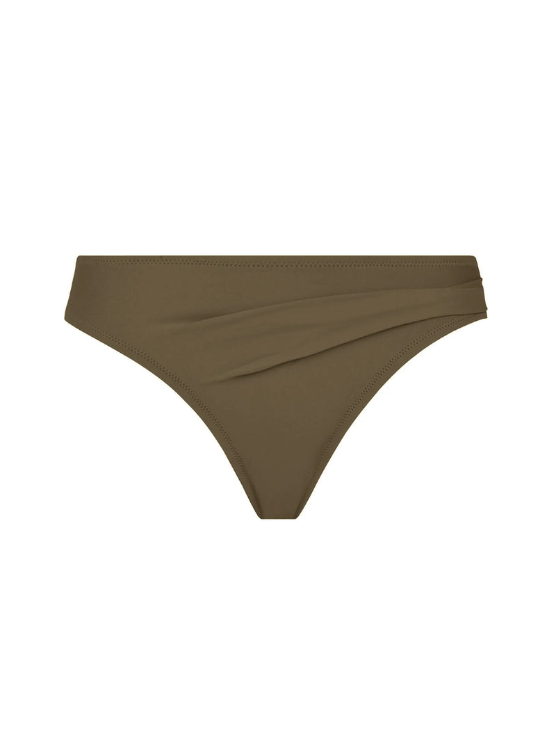 Antigel Swimwear By Lise Charmel - La Chiquissima Bikini Brief Wide Side And Bottom Kaki Chic