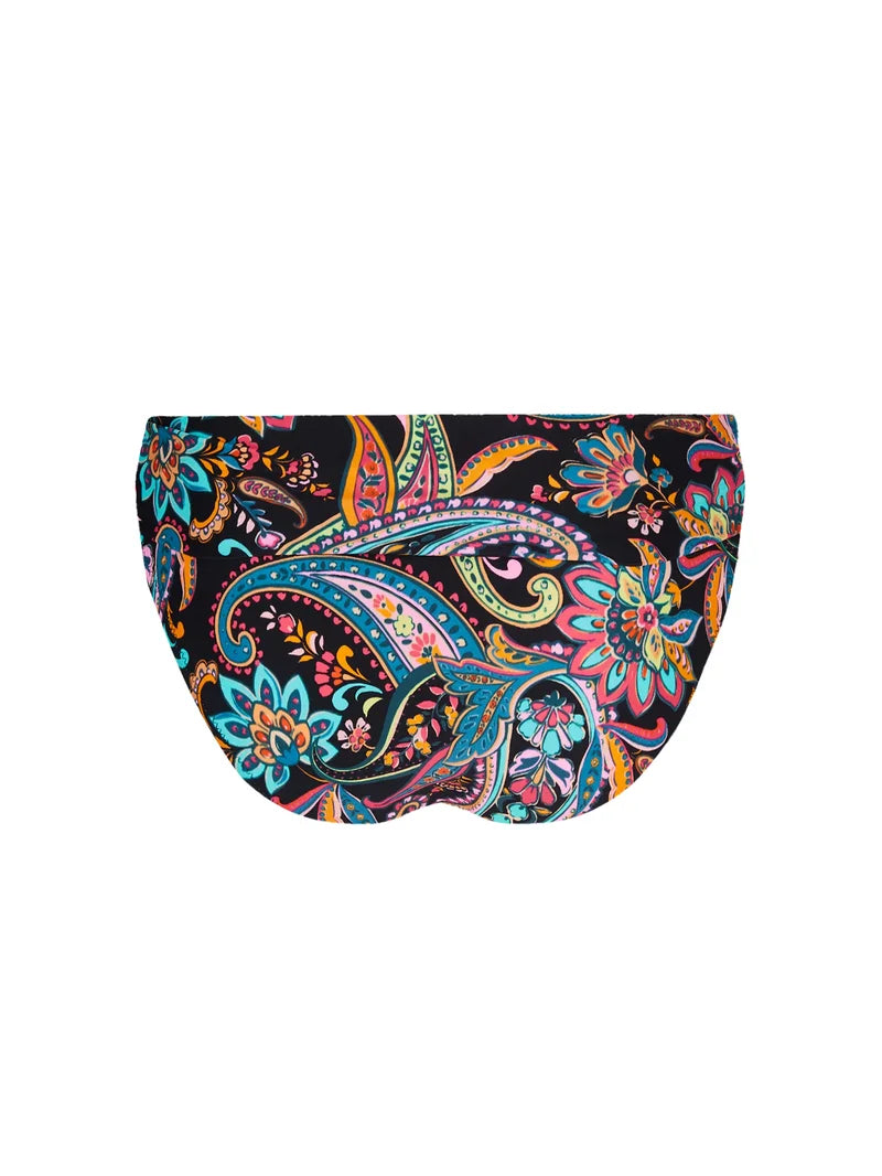 Antigel Swimwear By Lise Charmel - La Bayadere Bikini Brief Wide Side And Bottom Noir Flashy