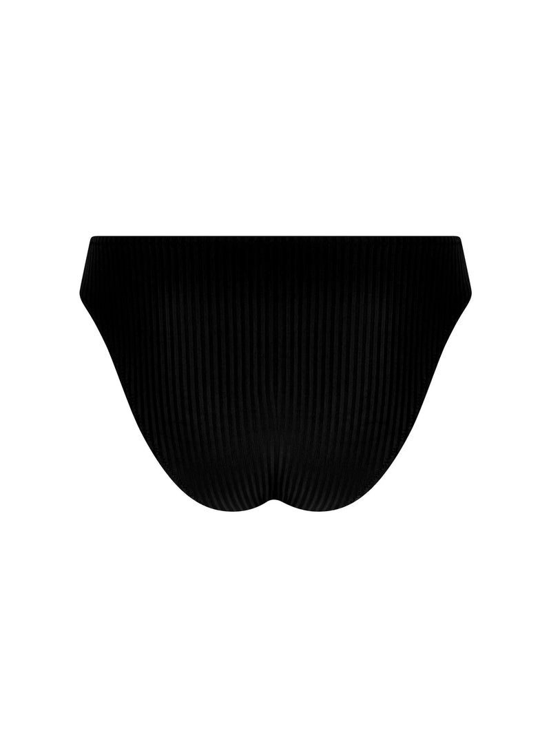 Antigel Swimwear - La Stricto Chic Wide Side Bikini Brief Noir