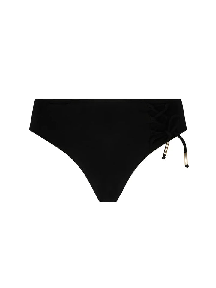 Antigel Swimwear by Lise Charmel - La Glam Tonique Wide Side And Bottom Bikini Brief Noir