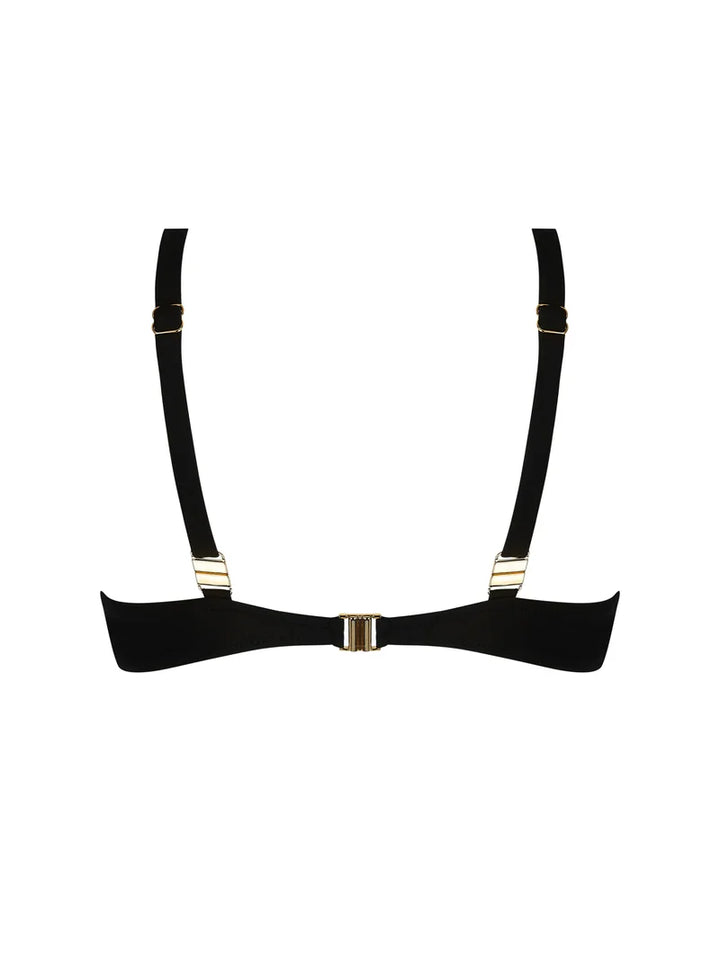 Antigel Swimwear by Lise Charmel - La Glam Tonique Halter Underwired Bikini Top Noir