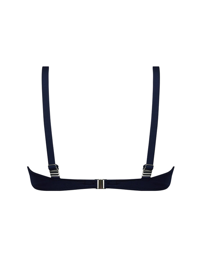 Antigel Swimwear by Lise Charmel - La Skippeuse Halter Underwired Bikini Top Marine Skippeuse