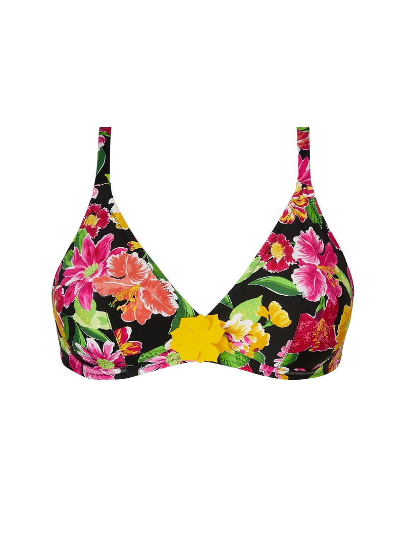 Antigel Swimwear by Lise Charmel - La Feminissima Halter Underwired Bikini Top Rose Amethyste