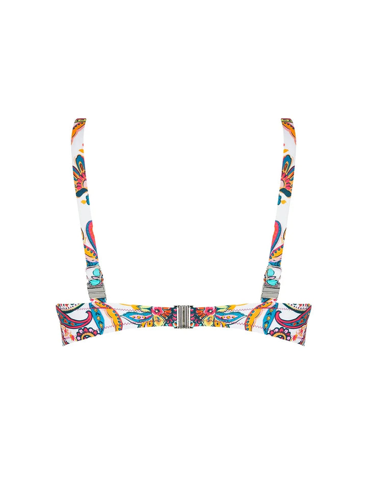 Antigel Swimwear By Lise Charmel - La Bayadere Halter Underwired Bikini Top Blanc Flashy