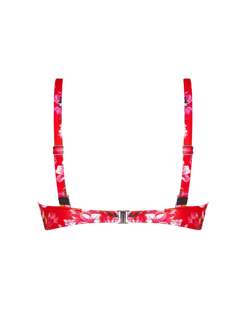 Antigel Swimwear by Lise Charmel - La Cherie Forever Halter Wired Bikini Top Rouge Cherie