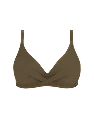 Antigel Swimwear By Lise Charmel - La Chiquissima Underwired Triangle Kaki Chic