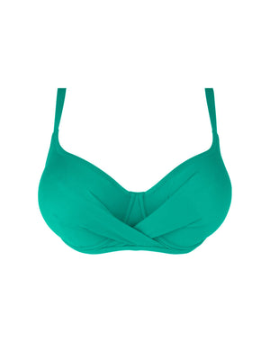Antigel Swimwear By Lise Charmel - La Chiquissima Balconet Top Mer Emeraude