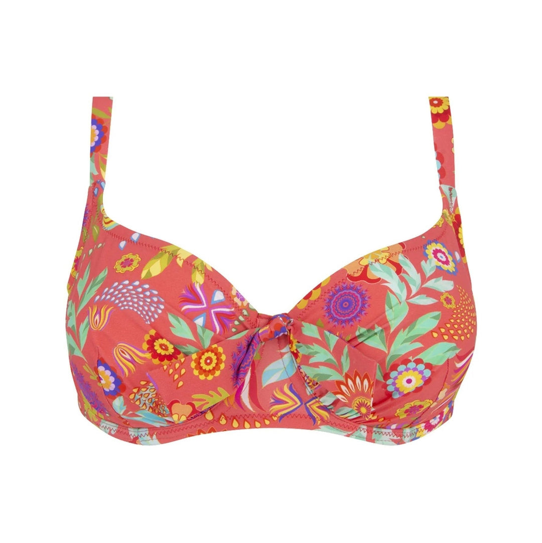 Antigel by Lise Charmel - La Muse En Fleurs Balconet Bikini Pastel Half Cup Bikini Antigel Swimwear by Lise Charmel 