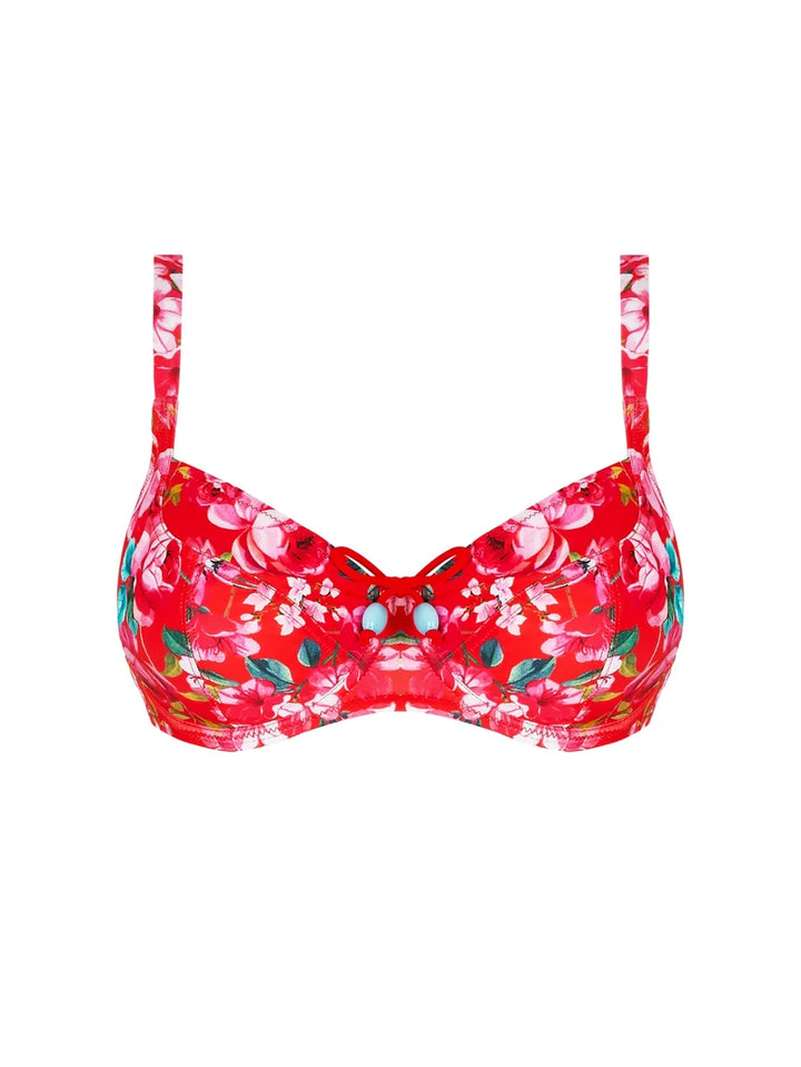 Antigel Swimwear by Lise Charmel - La Cherie Forever Balconet Bikini Top Rouge Cherie
