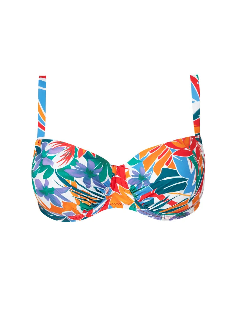 Antigel Swimwear by Lise Charmel - La Flaneuse Padded Bikini Top Papiers Decoupes