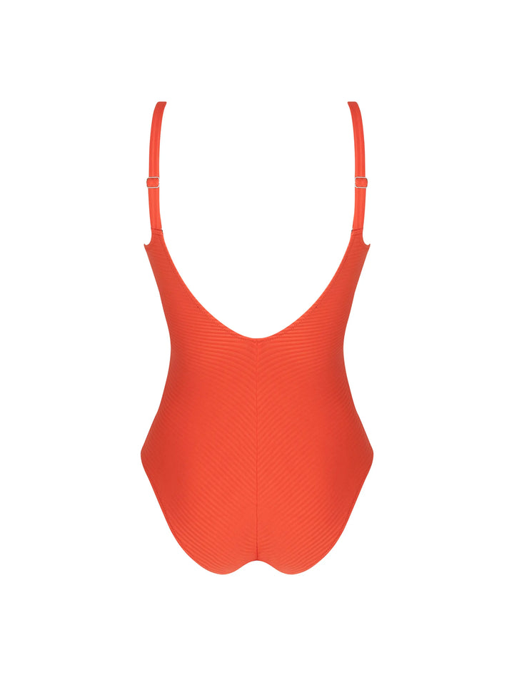 Antigel Swimwear - La Stricto Chic Full Cup Underwired Swimsuit Stricto Orange
