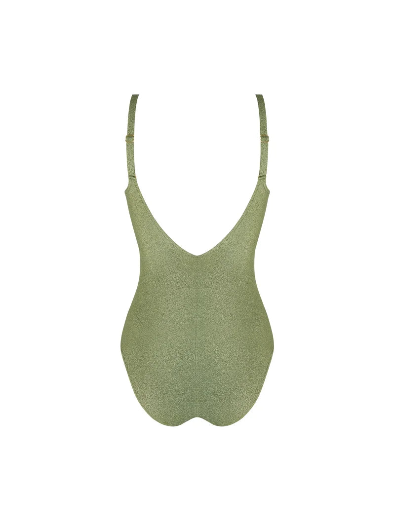 Antigel Swimwear by Lise Charmel - La Fashion Sirene Full Cup Underwired Swimsuit Vert Sirene