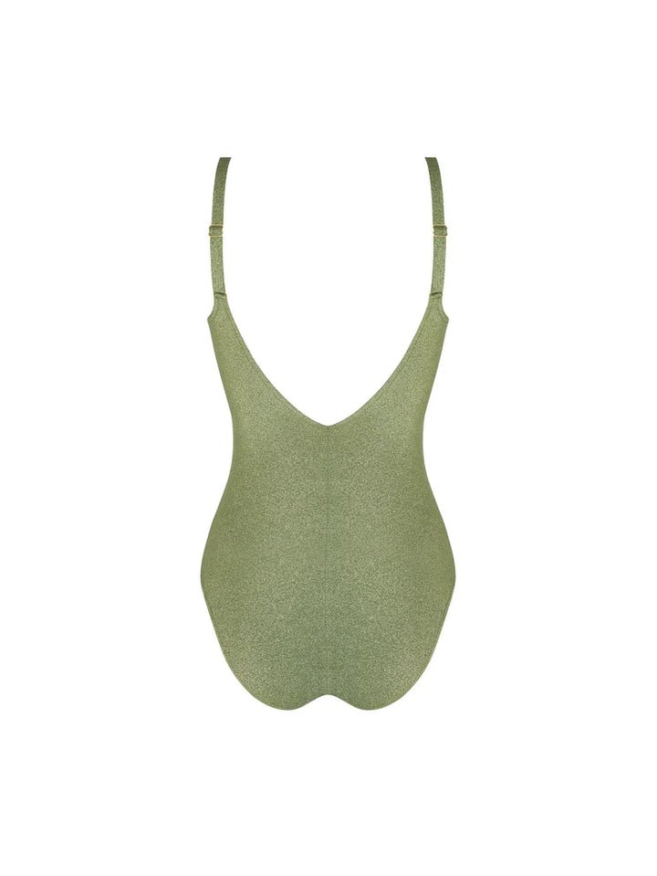 Antigel Swimwear by Lise Charmel - La Fashion Sirene Full Cup Underwired Swimsuit Vert Sirene