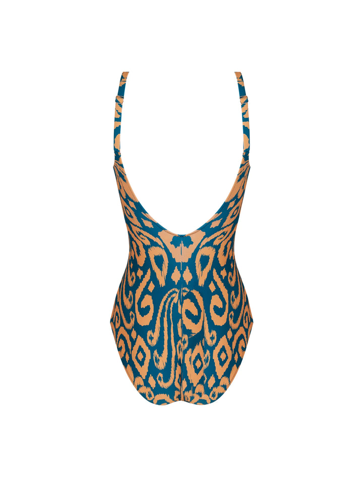 Antigel Swimwear By Lise Charmel - La Balinaise Full Cup Underwired Swimsuit Ikat Vert Orange