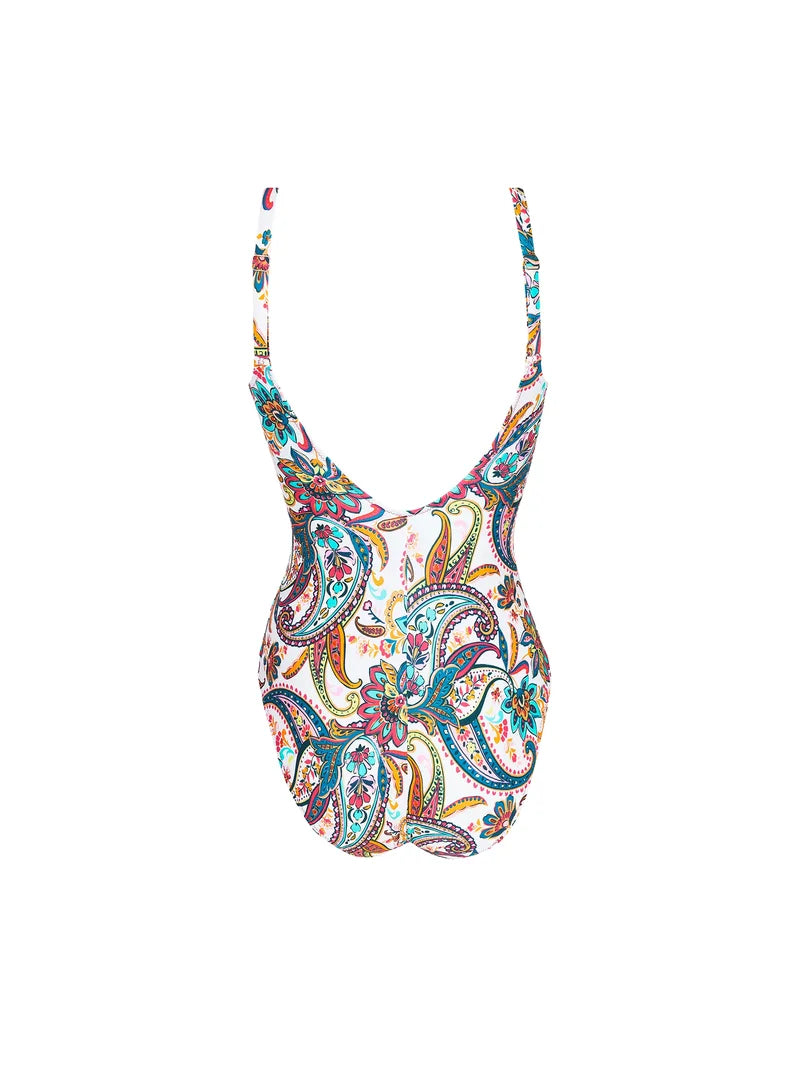 Antigel Swimwear By Lise Charmel - La Bayadere Full Cup Underwired Swimsuit Blanc Flashy