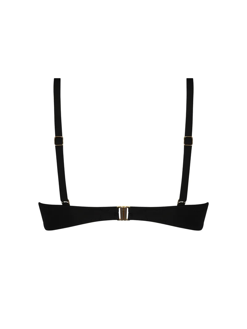 Antigel Swimwear by Lise Charmel - La Glam Tonique Wireless Padded Bikini Top Noir