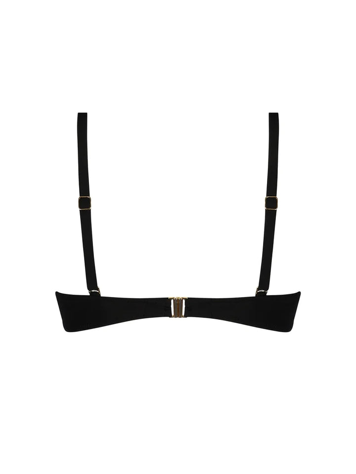 Antigel Swimwear by Lise Charmel - La Glam Tonique Wireless Padded Bikini Top Noir