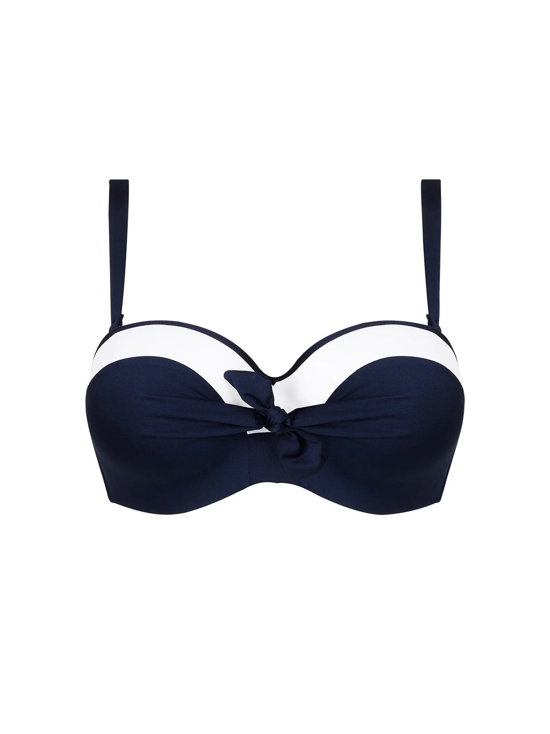 Antigel Swimwear by Lise Charmel - La Skippeuse Strapless Bandeau Bikini Marine Skippeuse