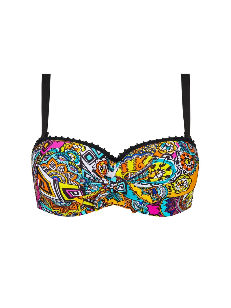 Antigel Swimwear by Lise Charmel - La Nomade Strapless Bandeau Bikini Eclat Nomade