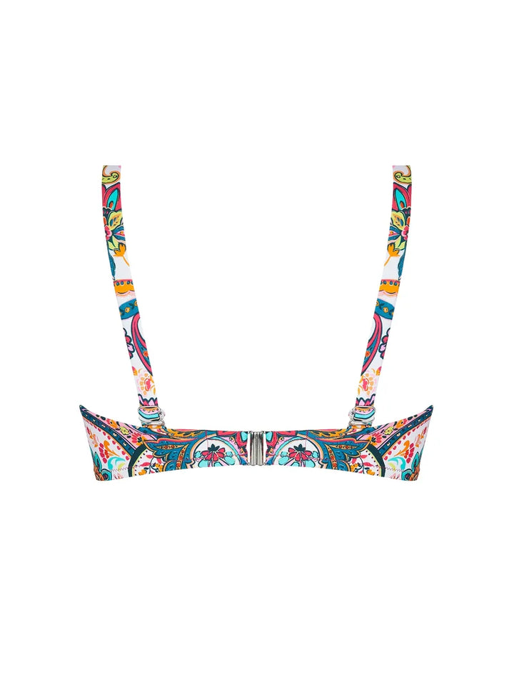 Antigel Swimwear By Lise Charmel - La Bayadere Strapless Bandeau Support Bikini Blanc Flashy