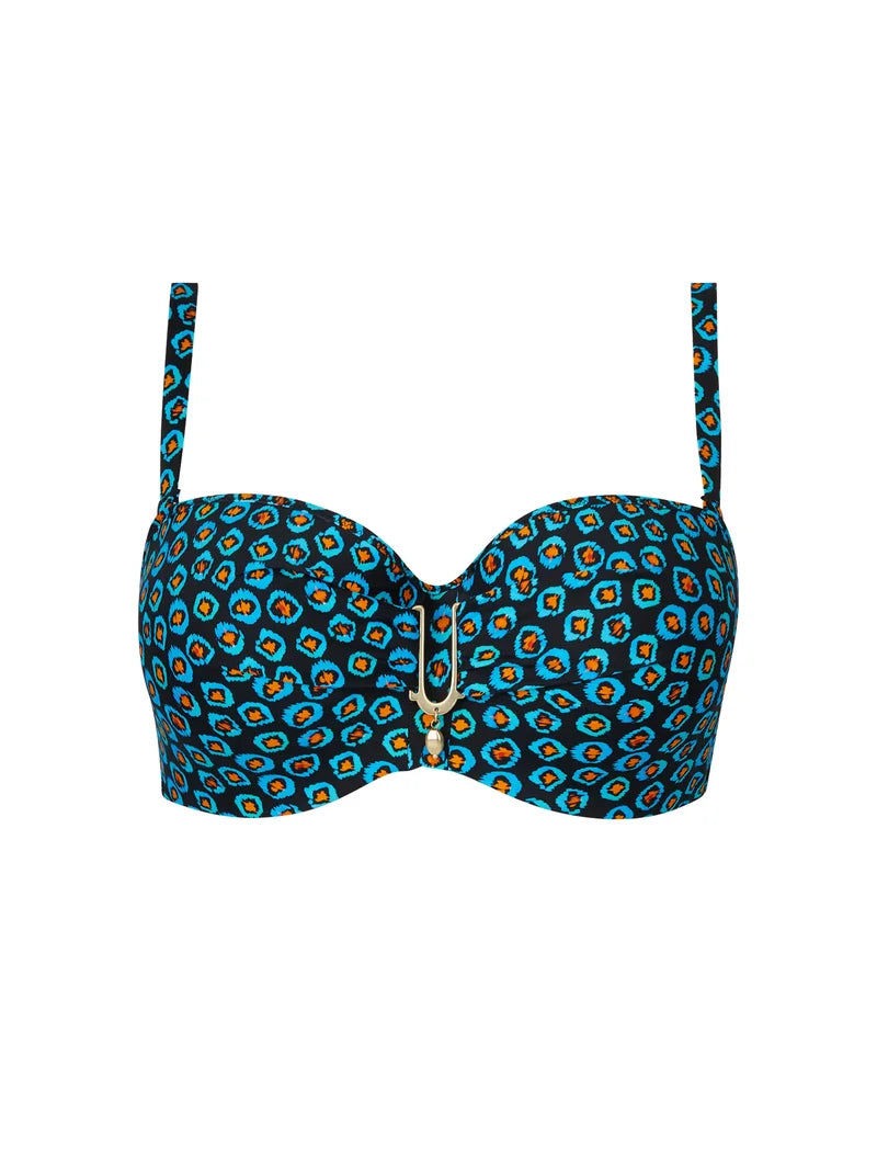 Antigel Swimwear by Lise Charmel - La Vagabonde Strapless Bandeau Bikini Pois Soleil