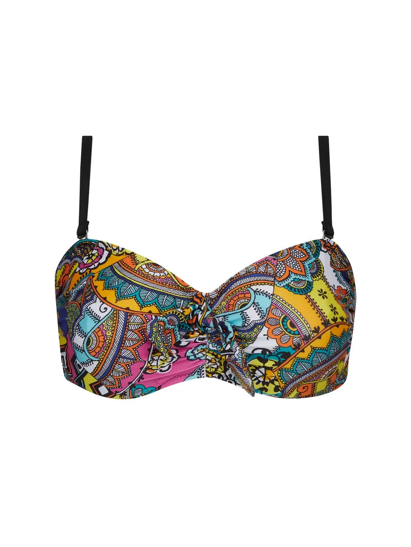 Antigel Swimwear by Lise Charmel - La Nomade Fuller Cup Strapless Bikini Top Eclat Nomade