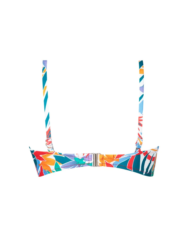 Antigel Swimwear by Lise Charmel - La Flaneuse Fuller Cup Strapless Bikini Top Papiers Decoupes