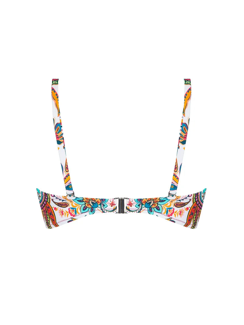 Antigel Swimwear By Lise Charmel - La Bayadere Fuller-Cup Strapless Bikini Top Blanc Flashy