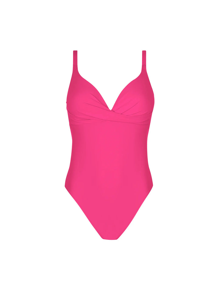 Antigel Swimwear By Lise Charmel - La Chiquissima Wireless Padded Swimsuit Azalée Chic